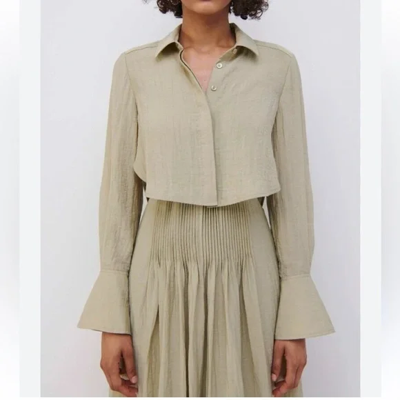 Jonathan Simkhai Jarvis shirt and dress 8 - Picture 2 of 6